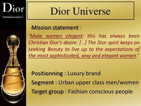 vision and mission of Dior